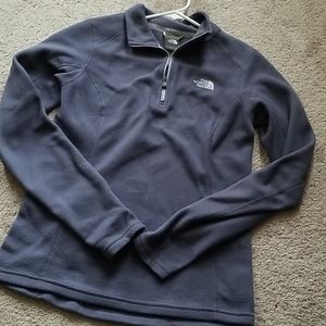 Purple North Face Fleece Quarter Zip